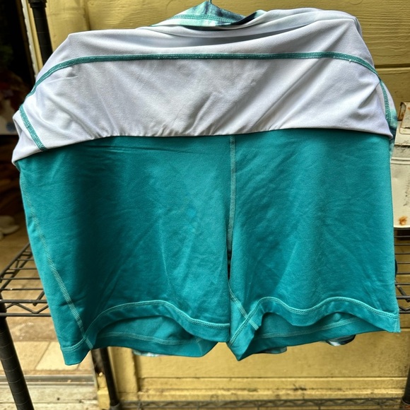 IDEOLOGY Teal Tye-Dye Women’s Active Swim Flounce Skort Plus Size XL EUC - Picture 5 of 11